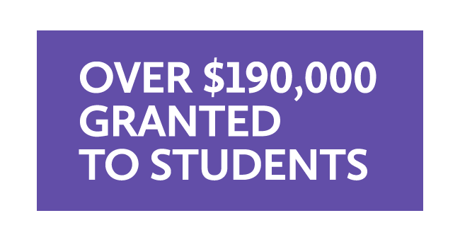 Over $90,000 granted to students